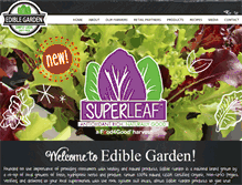 Tablet Screenshot of ediblegarden.com